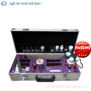 LED AC DC Lux Meter Lamp Demo Case
